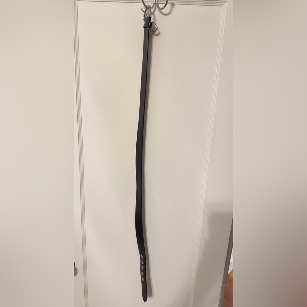 Coach Women’s Black Leather Belt